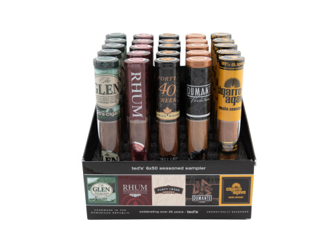 Ted's Seasoned Sampler 650 Tubes - 25 Cigars