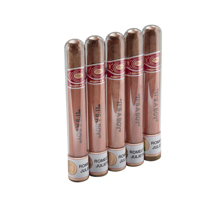Romeo y Julieta New Baby Reserva Real It's a Boy Natural | Corona | Pack of 5