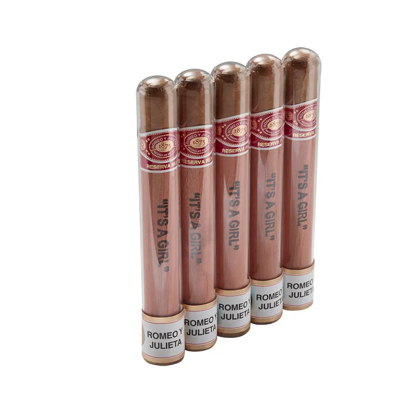 Romeo y Julieta New Baby Reserva Real It's a Girl Natural | Corona | Pack of 5