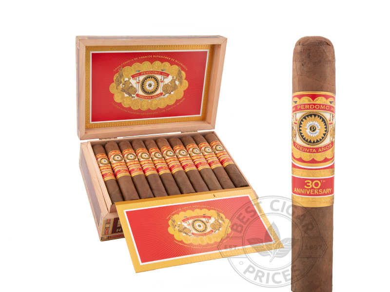 Perdomo 30th Anniversary Robusto Sun Grown Box-pressed - 30 Cigars