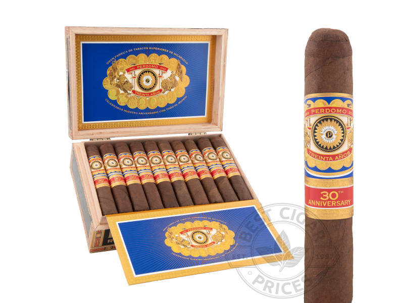 Perdomo 30th Anniversary Robusto Maduro Box-pressed - 30 Cigars