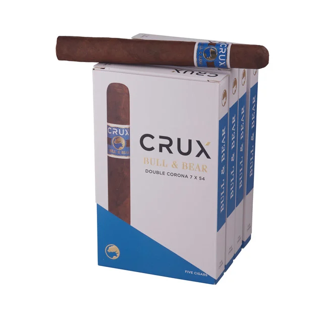 Crux Bull & Bear Double Corona Natural | Double Corona | Pack of 20