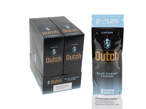 Dutch By Dutch Masters 2 For $1.29 Cigarillos Blue Dream - Carton - 60 Total Cigars
