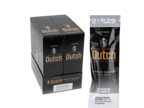 Dutch By Dutch Masters 2 For $1.29 Cigarillos Silver - Carton - 60 Total Cigars