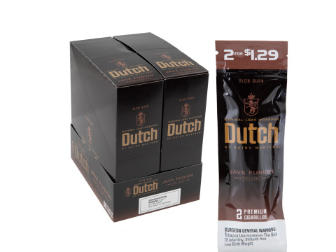 Dutch By Dutch Masters 2 For $1.29 Cigarillos Java Fusion - Carton - 60 Total Cigars
