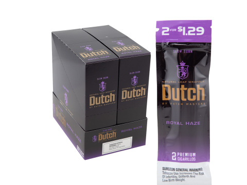 Dutch Masters 2 For $1.29 Cigarillos Royal Haze - Carton - 60 Total Cigars