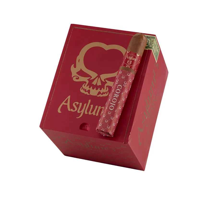 Asylum 13 Corojo 60 X 6 Natural | Gordo | Box of 25