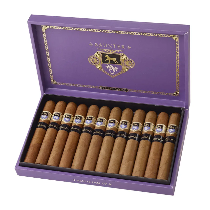 Gellis Family Cigars Saunter Natural | Robusto | Box of 12