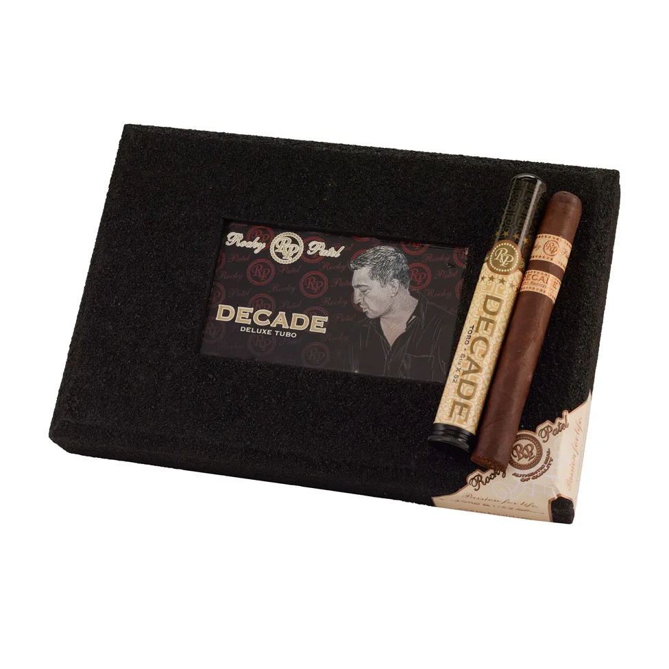 Rocky Patel Decade Toro Tubos Natural | Toro | Box of 10