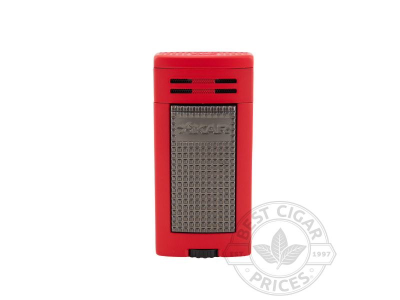 Xikar Ion Dual Jet Lighter - Red - Box of 20
