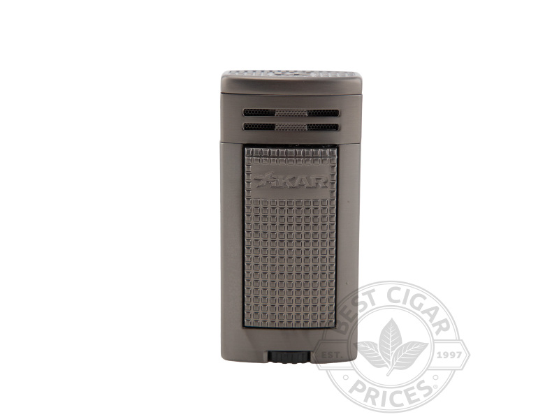 Xikar Ion Dual Jet Lighter - Gun Metal - Box of 20