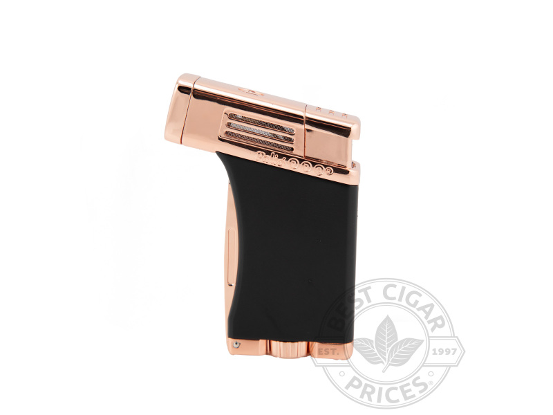 Palio Pro Scorpius Single Torch Lighter - Black & Rose Gold - Box of 20