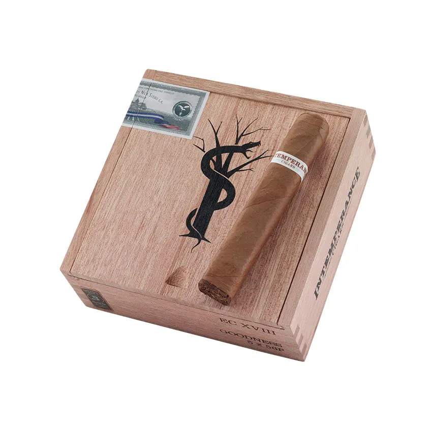RoMa Craft Intemperance EC XVIII Goodness Natural | Double Robusto | Box of 12