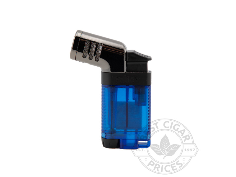 Palio Pistola Angled Double Jet Lighter - Blue - Box of 20