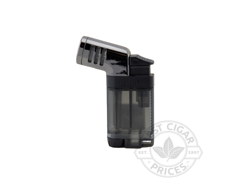 Palio Pistola Angled Double Jet Lighter - Smoke - Box of 20
