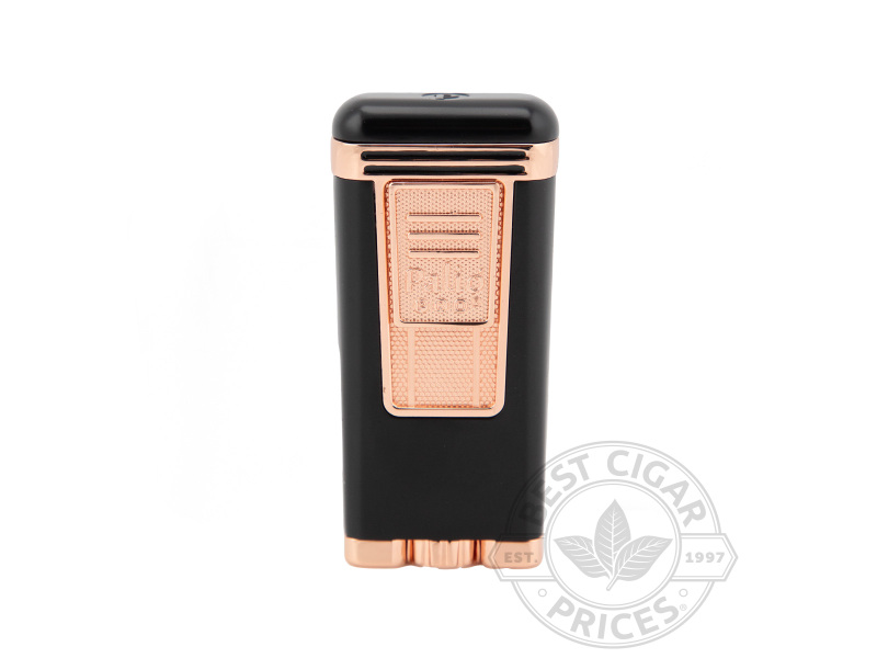 Palio Pro Polaris Triple Torch Lighter - Black & Rose Gold - Box of 20