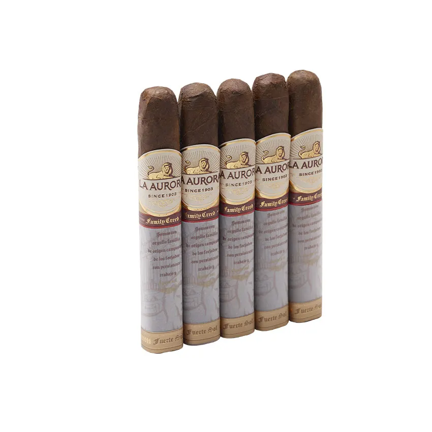 La Aurora Family Creed Fuerte Sol Toro Maduro | Toro | Pack of 5