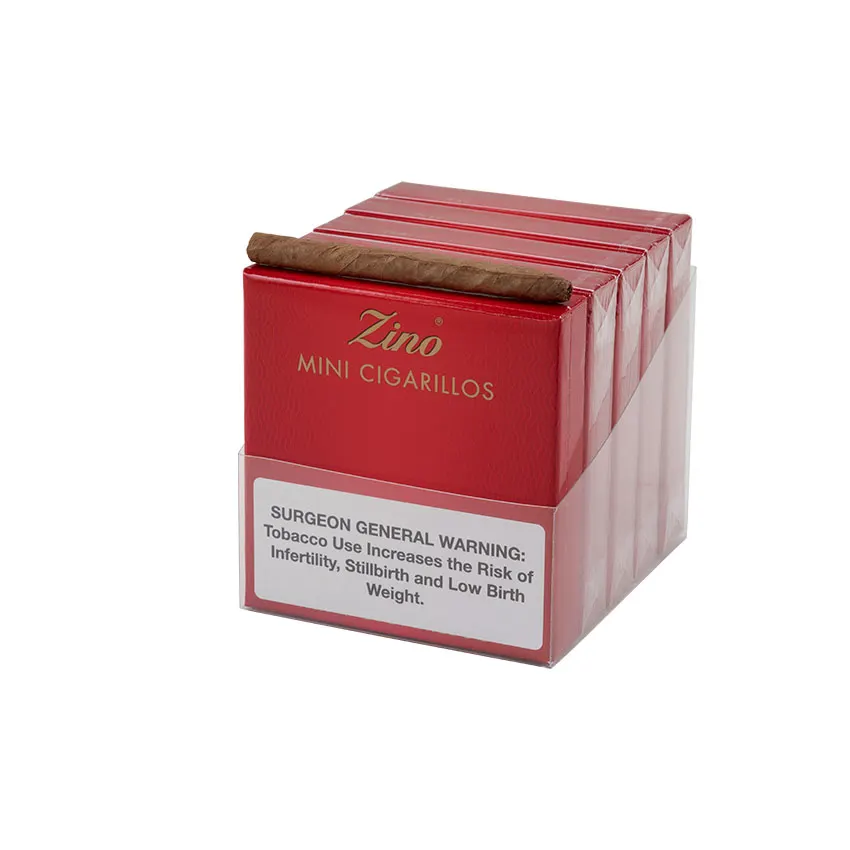 Zino Cigarillos Red Mini (20) Dark Natural | Cigarillo | Pack of 100