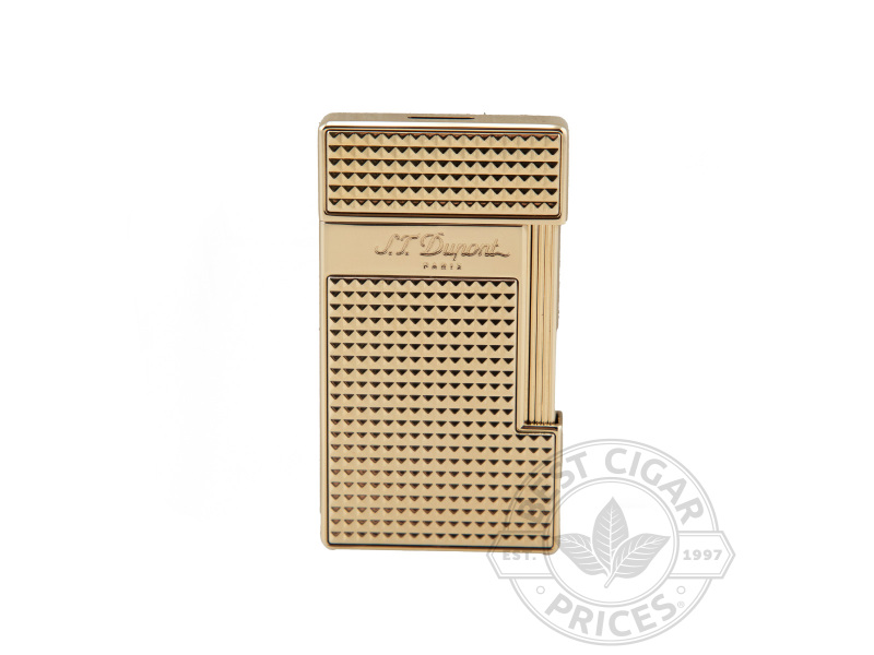 Slimmy Torch Lighter By S.T. Dupont- Diamond Head Golden - Box of 20