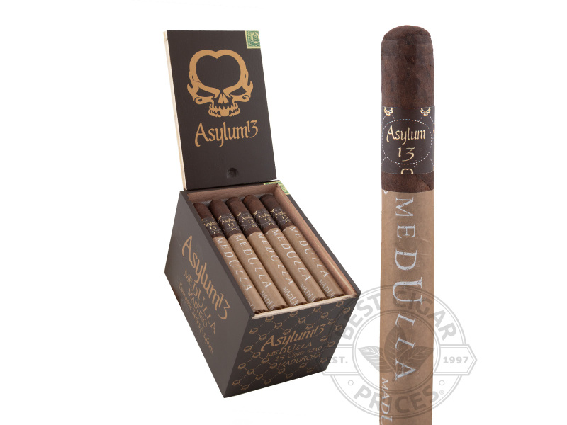 Asylum 13 Medulla Maduro 52 X 6 - 25 Cigars