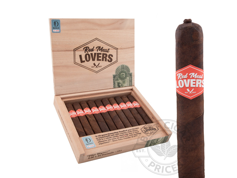Red Meat Lovers Filet Mignon By Dunbarton Tobacco & Trust - 10 Cigars