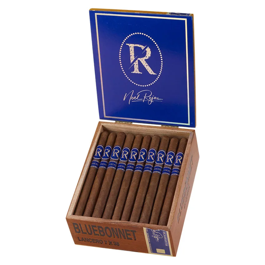 Rojas Bluebonnets Lancero Natural | Lancero | Box of 24