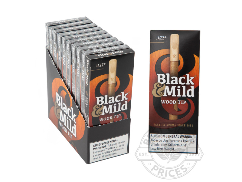 Black & Mild Jazz Wood Tip - 50 Cigars