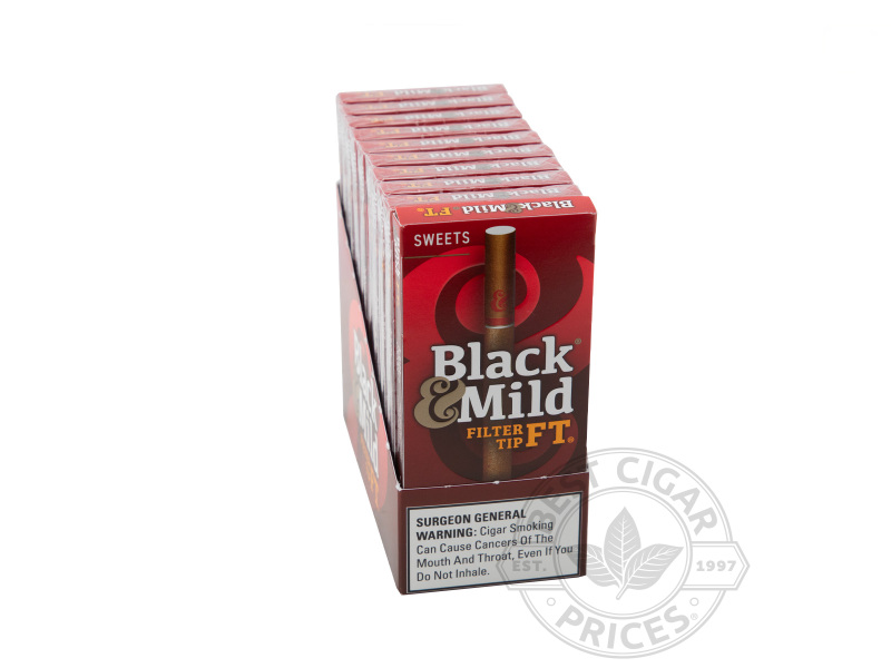 Black & Mild Filter Tips Sweet - 50 Cigars
