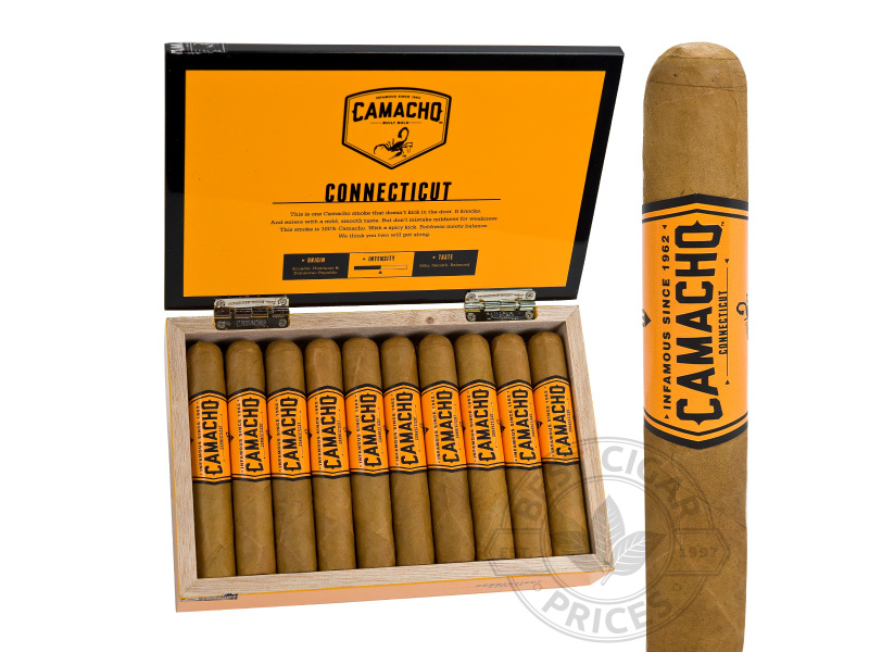 Camacho Connecticut Robusto - 20 Cigars