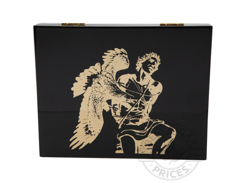 God Of Fire KKP Special Reserve 10-Cigar Assortment In Black Lacquer Travel Humidor - 10 Cigars in Humidor