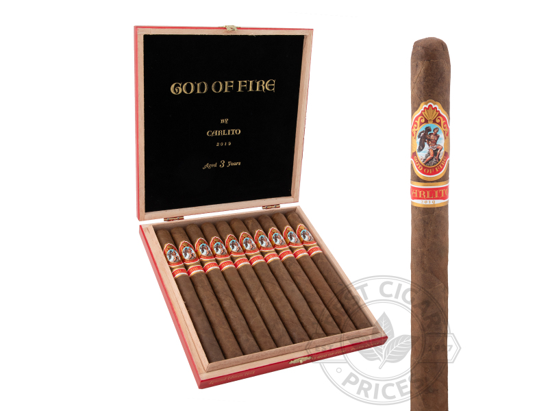 God Of Fire By Carlito Double Corona - 10 Cigars
