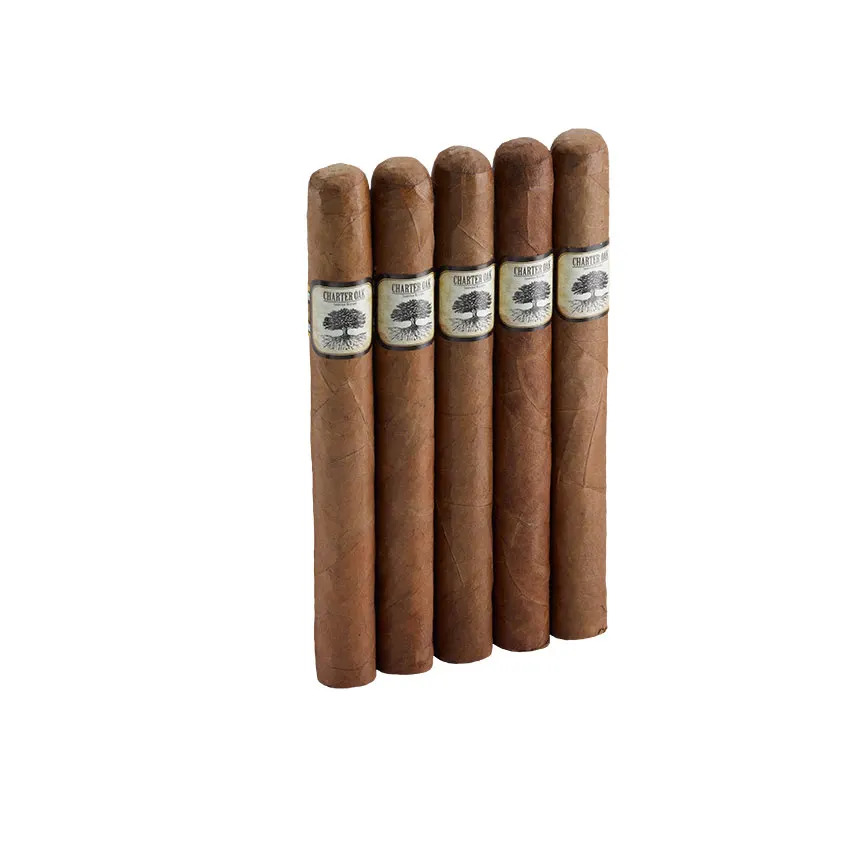 Charter Oak Habano Lonsdale Natural | Lonsdale | Pack of 5