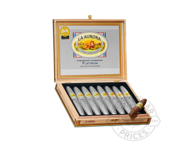 La Aurora Preferido Doble Figurado Platinum Tubo - 8 Cigars