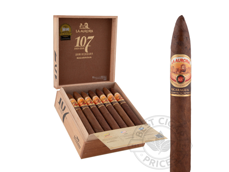 La Aurora 107 Nicaragua Belicoso - 20 Cigars