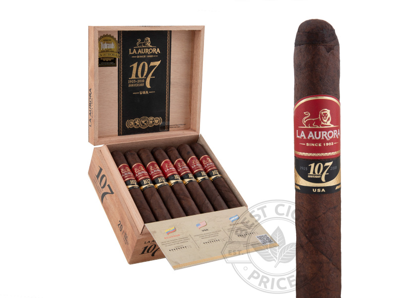 La Aurora 107 Maduro Robusto - 20 Cigars