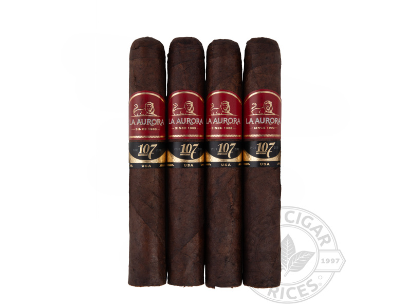 La Aurora 107 Maduro Toro - 4 Cigars