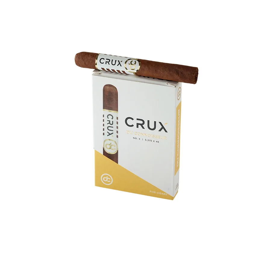 Crux Du Connoisseur No. 4 Natural | Corona Gorda | Pack of 5