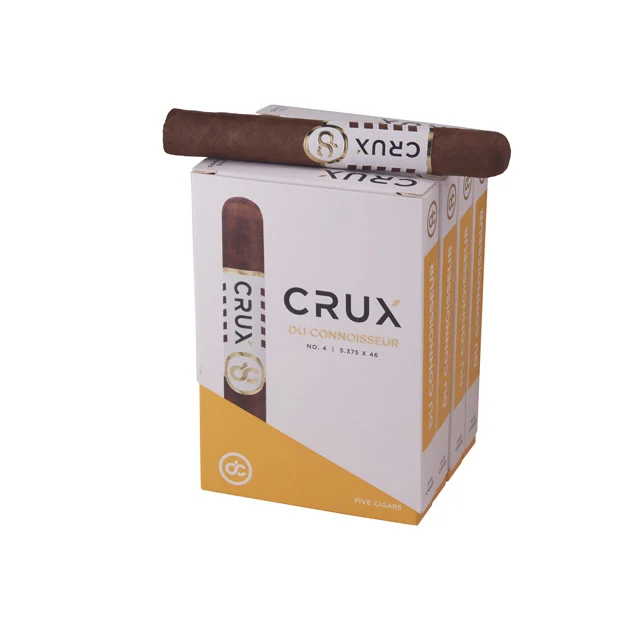 Crux Du Connoisseur No. 4 Natural | Corona Gorda | Pack of 20