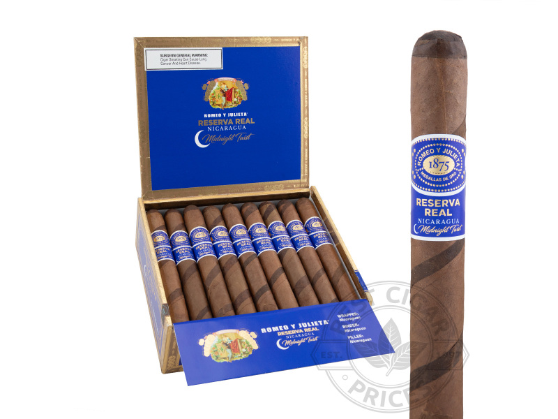Romeo Y Julieta Reserva Real Nicaragua Midnight Twist Toro - 25 Cigars