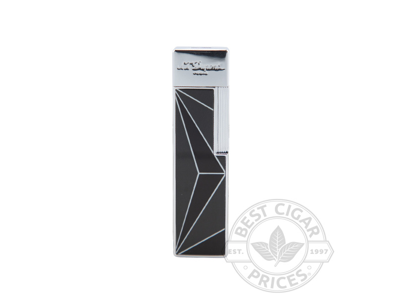 Twiggy Fire X Black & Chrome Lighter By S.T. Dupont - Box of 20