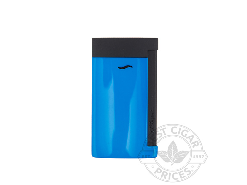 Slim 7 Fluo Blue Lighter By S.T. Dupont - Box of 20