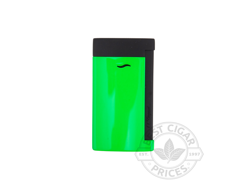 Slim 7 Fluo Green Lighter By S.T. Dupont - Box of 20