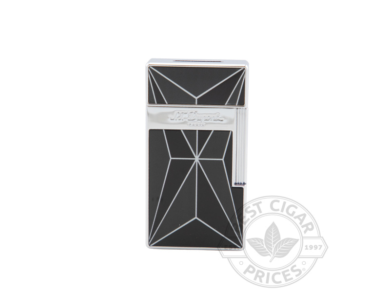 Big D Fire X Black & Chrome Lighter By S.T. Dupont - Box of 20