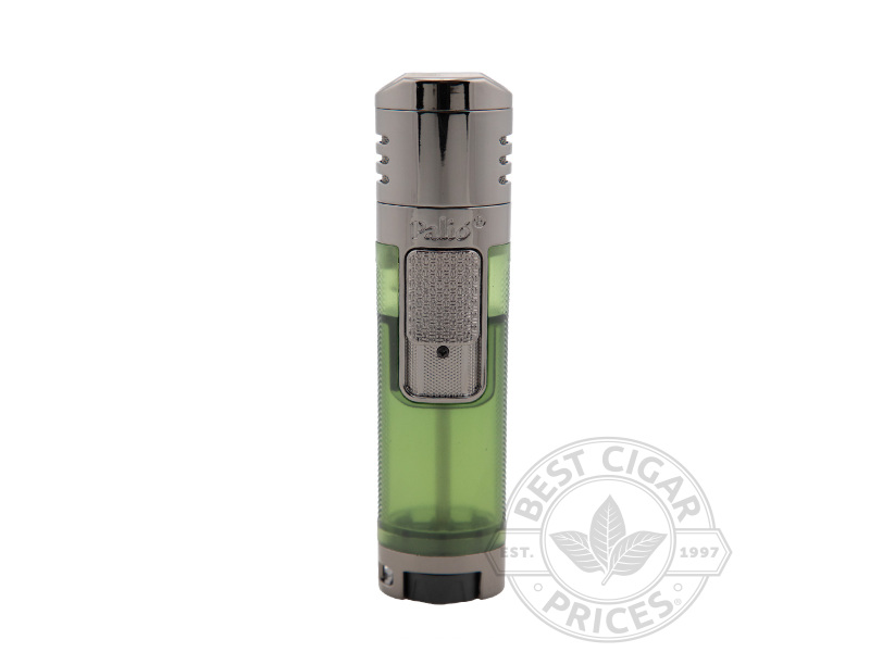 Palio Veneto Quadruple Jet Lighter - Green - Box of 20