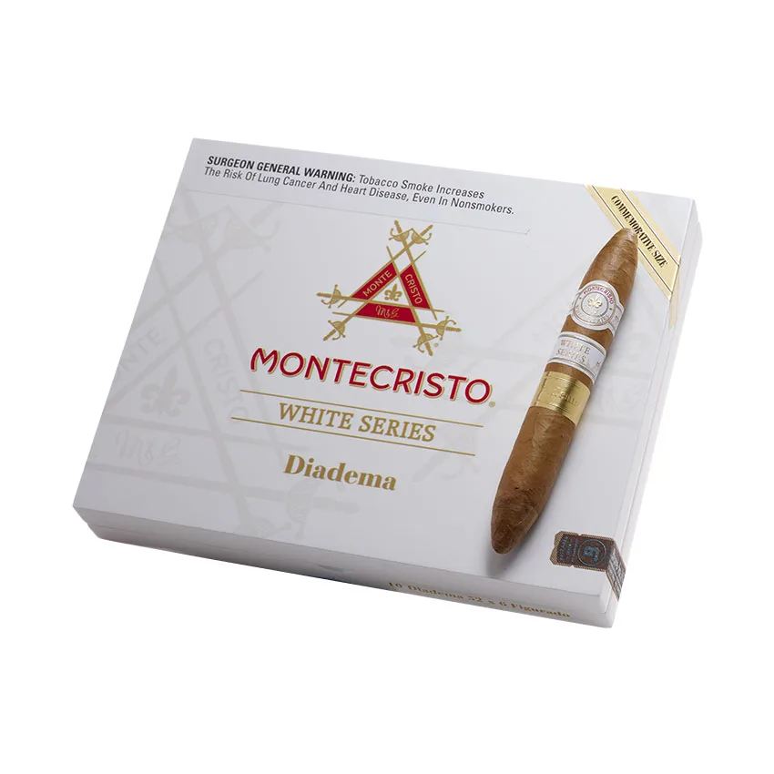 Montecristo White Diadema Natural | Figurado | Box of 10