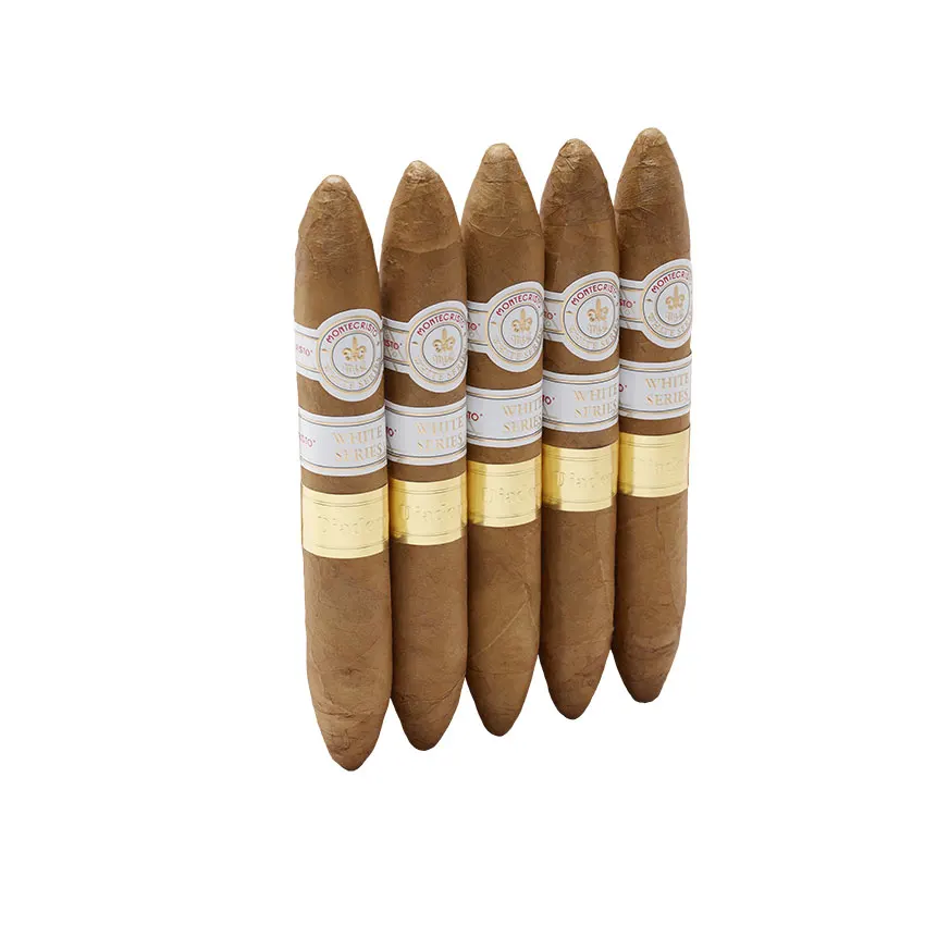 Montecristo White Diadema Natural | Figurado | Pack of 5