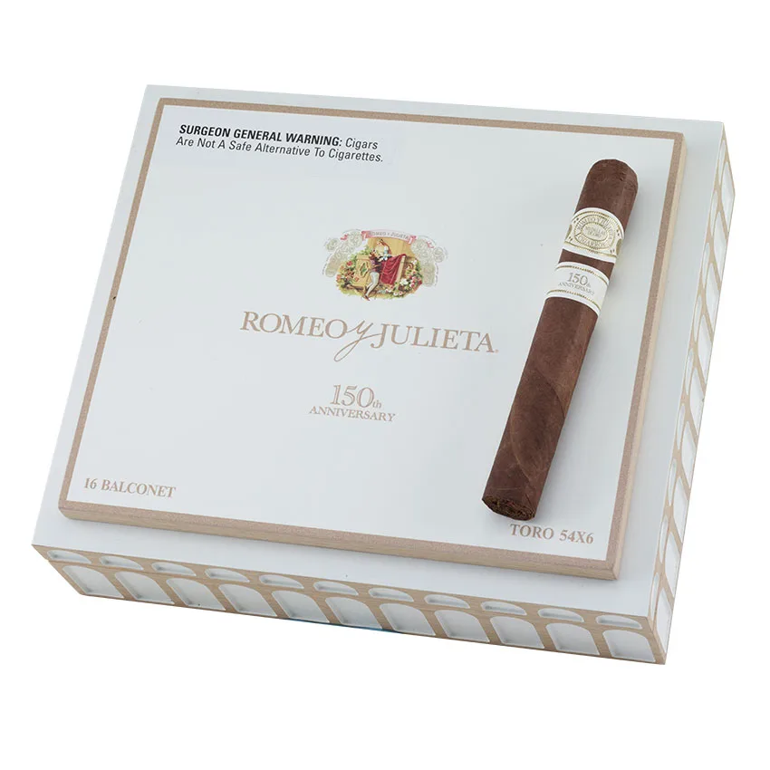 Romeo y Julieta 150th Anniversary Balconet Natural | Toro | Box of 16