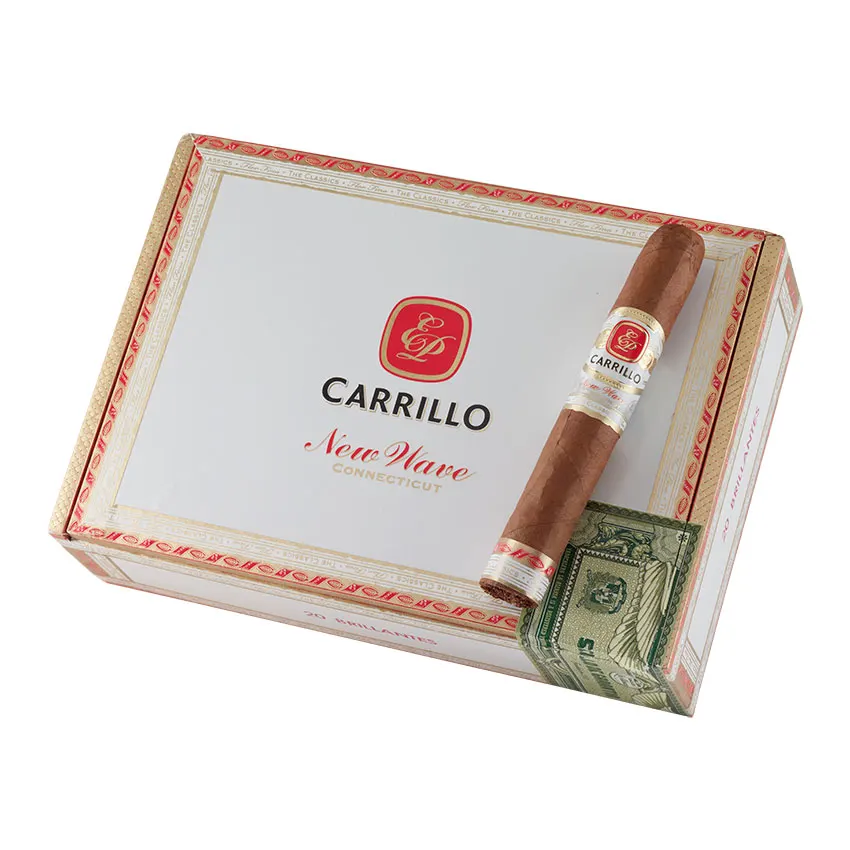 E.P. Carrillo New Wave Connecticut Brillantes Natural | Robusto | Box of 20