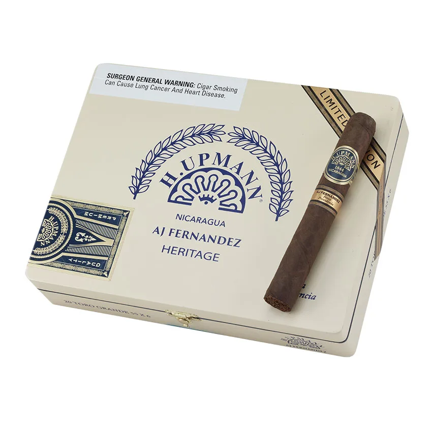 H. Upmann Nicaragua by AJ Fernandez Heritage Finca Providencia Maduro | Gran Toro | Box of 20