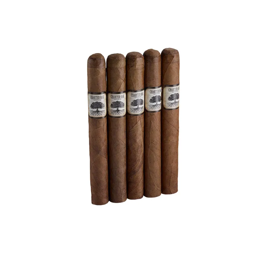 Charter Oak Habano Petit Coron Natural | Petite Corona | Pack of 5